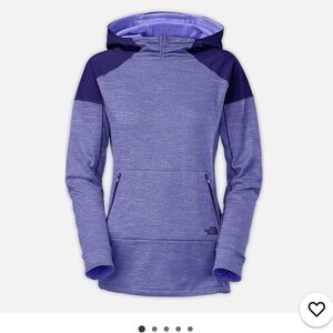 The North Face Dynamix Women's Two-Tone Purple Hooded Pullover